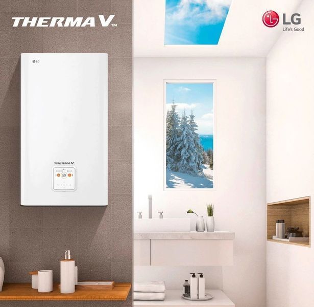Тепловий насос повітря вода LG THERMA V HU121MA.U33RU / HN1616M.NK5RU 3102004 фото